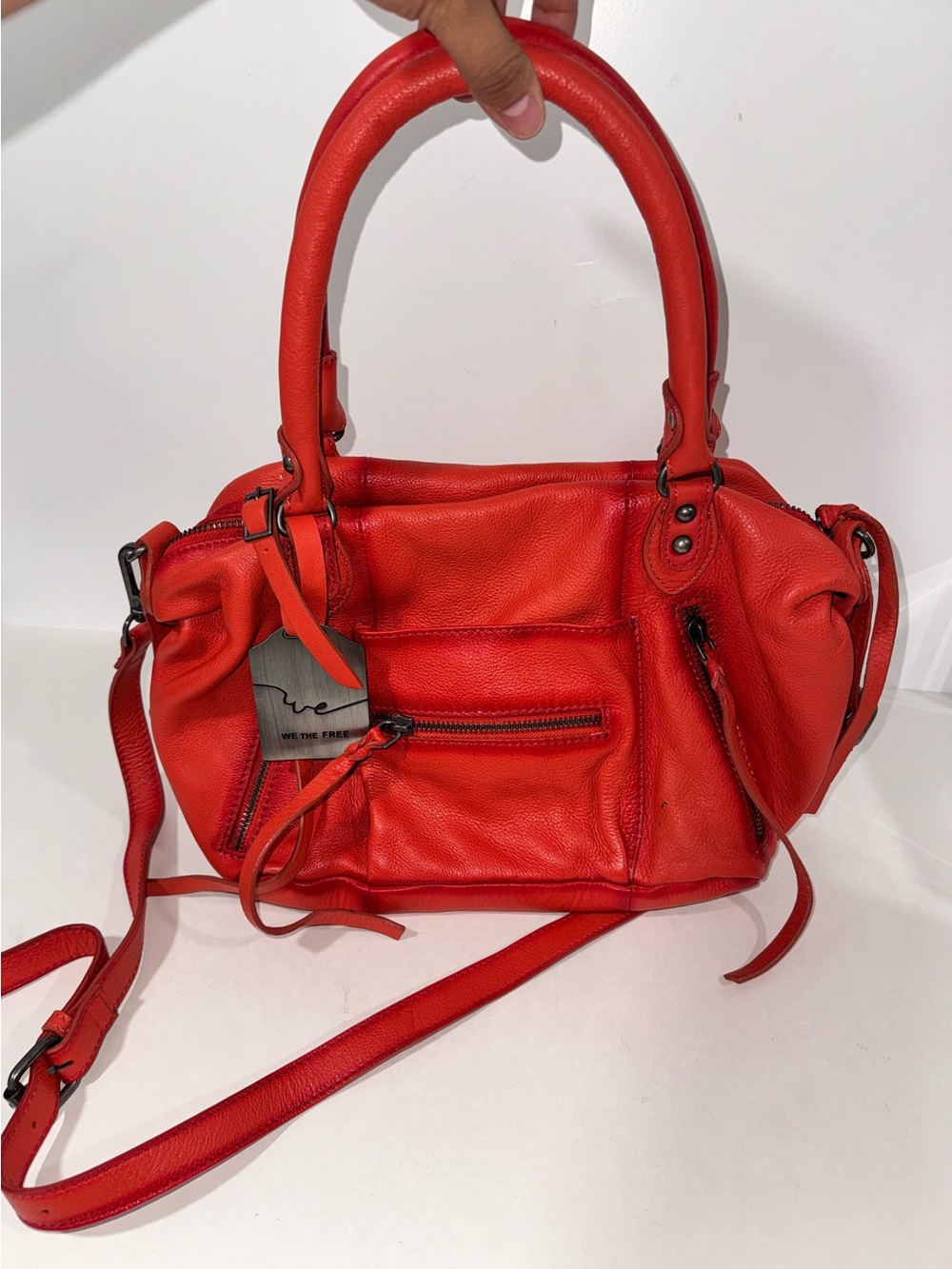 We The Free Baby Emerson Tote Bag Red Clay